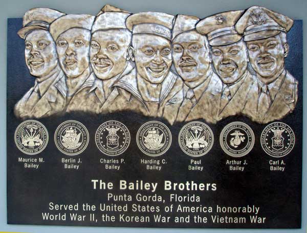 military portrait plaque bas relief military seal and seals